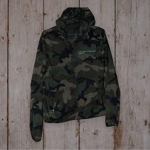 Valentino army fatigue zip up jacket